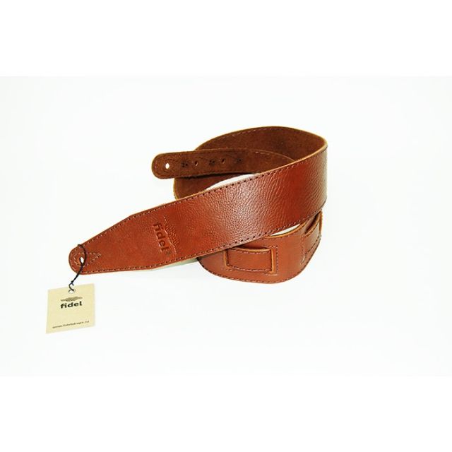 FL60001L21 Leather 21 Ремень для гитары, кожаный, коричневый, Fidel