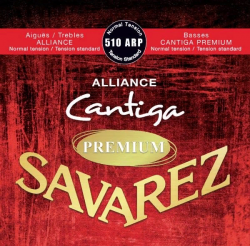 Savarez 510ARP  Alliance Cantiga Red Premium standard tension струны для классической гитары, н