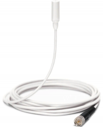 SHURE TL48W/O-MDOT-A Петличный микрофон конденсаторный всенаправленный, разъем MicroDot. Аксессуары в комплекте. Белый