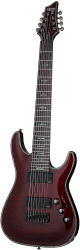 Электрогитара SCHECTER HELLRAISER C-8 BCH - электрогитара 8-струнная. 24 лада, корпус: красное дерево с топом из волнистого клёна, гриф: красное дерево, 3 куска, накладка палиснадр, вклееный