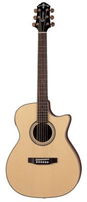 Гитара электроакустическая шестиструнная CRAFTER TV 200CEQ NV  Кейс