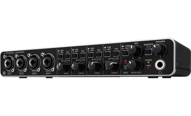 Внешняя звуковая карта behringer u phoria umc404hd