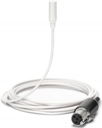 SHURE TL48W/O-MTQG-A Петличный микрофон конденсаторный всенаправленный, разъем MTQG. Аксессуары в комплекте. Белый