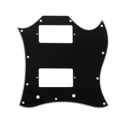 MX1397BK Защитная накладка гитары Gibson SG, 3 слоя, черная, Musiclily