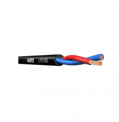 Klotz LY215S  акустический кабель ПВХ сверхгибкий, 7 мм, 2 х 1,5мм, черный