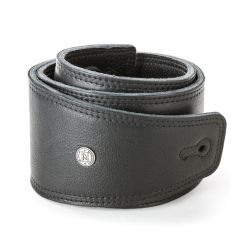 BMF16BK BMF Deluxe Ремень для гитары, кожаный, черный, Dunlop