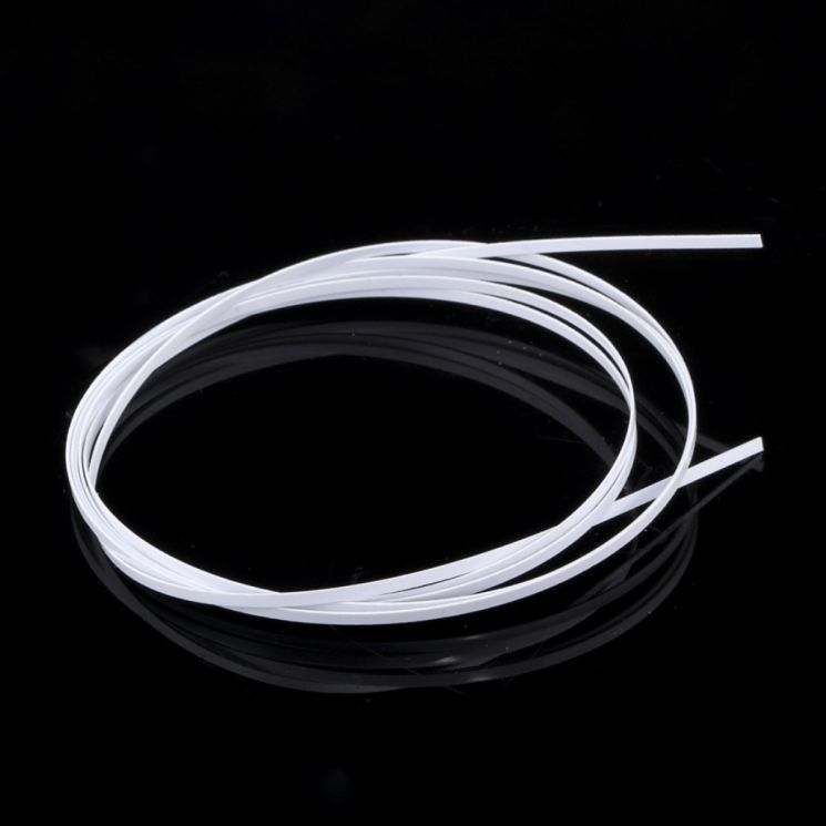 MX1326WH Кант для корпуса гитары, 1650х2х0.5мм, белый 15шт Musiclily