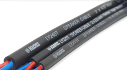 Klotz LY225S  акустический кабель ПВХ сверхгибкий, 8мм, 2 х 2,5мм, черный