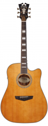 D'Angelico PREMIER BOWERY VN  электроакустическая гитара, цвет натуральный