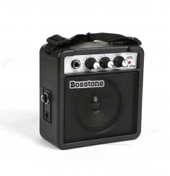 Bosstone GA-5W Black Гитарный усилитель: Мощность - 5 Ватт. Питание 1 х батарейка 9В