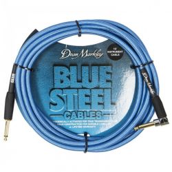 DMBSIN10R Blue Steel Кабель инструментальный, 3м, прямой/угловой, Dean Markley