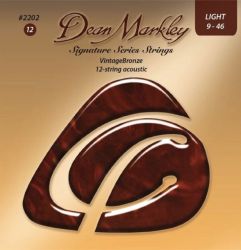 DM2202 Vintage Bronze Комплект струн для 12-струнной акустической гитары, 9-46, Dean Markley