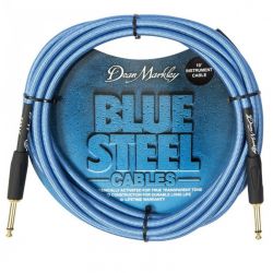 DMBSIN10S Blue Steel Кабель инструментальный, 3м, прямой, Dean Markley