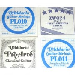 D'Addario PL009 - 1-я струна для электро и акустических гитар