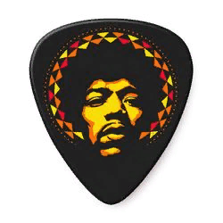 Dunlop JHP16HV Jimi Hendrix Aura Mandala 6Pack  медиаторы, жесткие, , 6 шт.