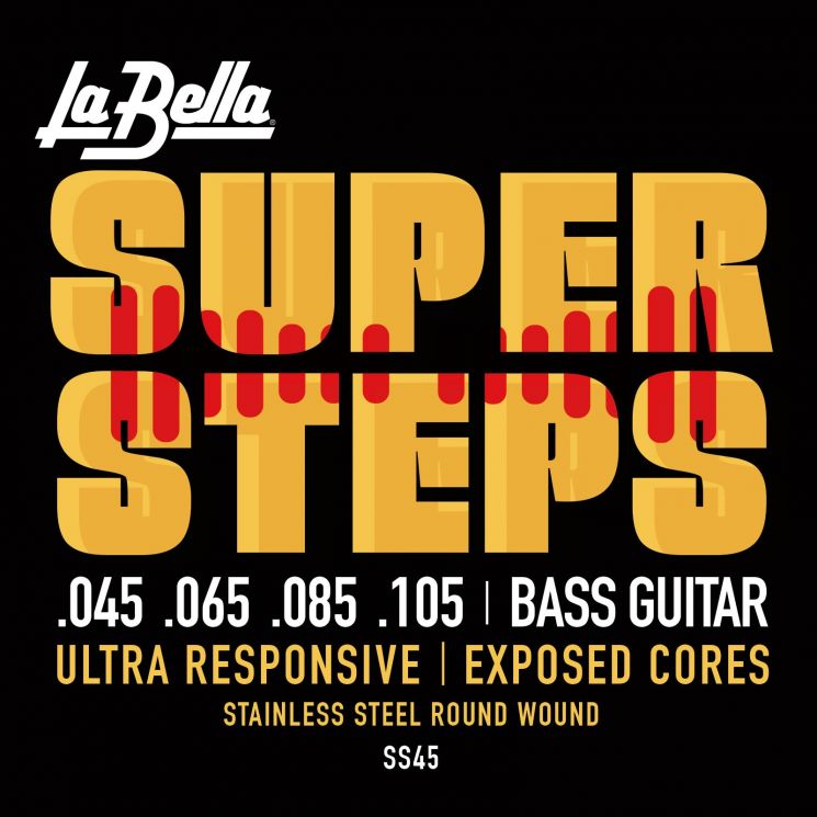Струны для бас-гитары LA BELLA SS45