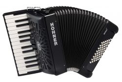 Аккордеон 1/2 HOHNER Bravo II 48 black