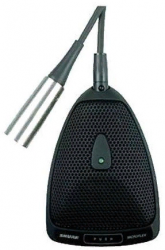 SHURE MX392BE/S Микрофон граничного слоя конденсаторный суперкардиоидный, 50-17000 Гц, 39 мВ/Па, Max.SPL 118 дБ, кабель снизу. Черный