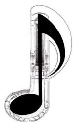 Зажим для нот PJ-003BK НОТА