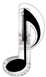 Зажим для нот PJ-003BK НОТА