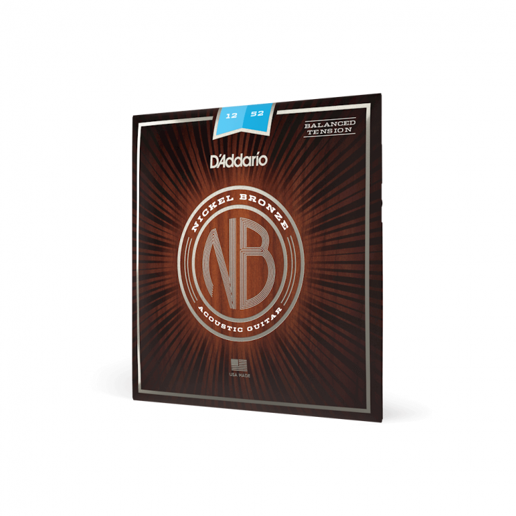 Струны для акустической гитары D'ADDARIO NB1252BT