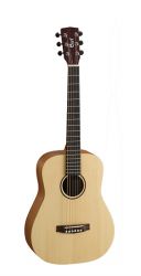 EARTH-MINI-OP Earth Series Акустическая гитара 3/4, цвет натуральный, с чехлом, Cort