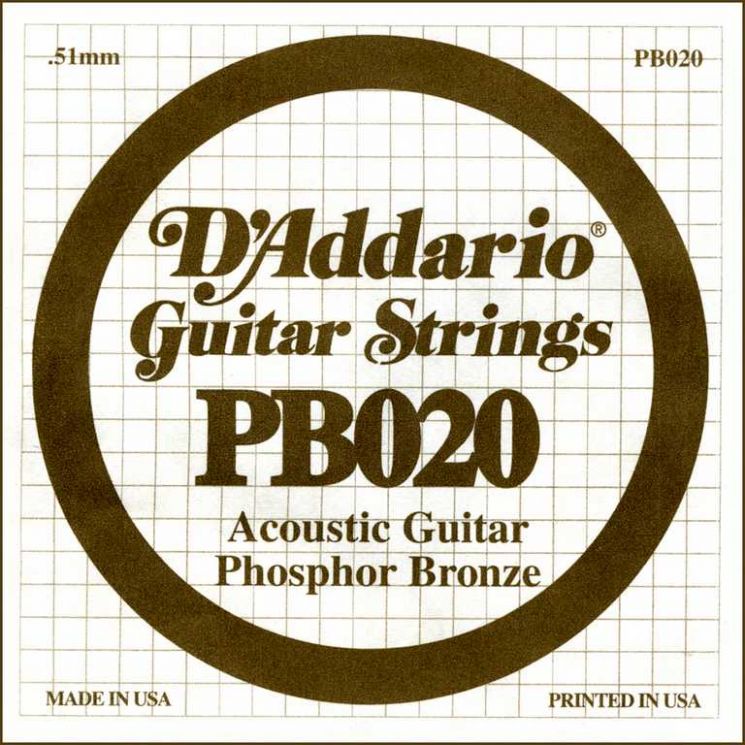 PB020 Phosphor Bronze  D'Addario