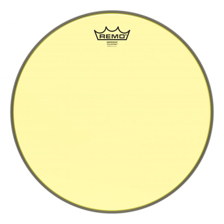 REMO BE-0314-CT-YE Emperor® Colortone™ Yellow Drumhead, 14'