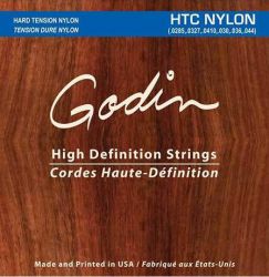 009367 HTC Nylon Комплект струн для классической гитары, сильное натяжение, Godin