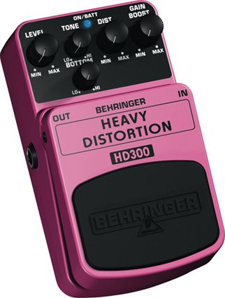 Педаль эффектов BEHRINGER HD300 HEAVY DISTORTION