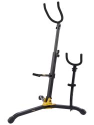 Hercules DS536B Стойка для саксофона баритона и саксофона альта/тенора напольная