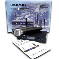 Радиосистема Opus UHF-988HH два ручных микрофона