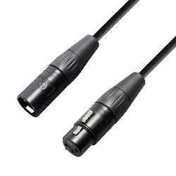 Adam Hall K4MMF0150  микрофонный кабель 4Star Premium XLR(F)-XLR(M), 1.5 м.