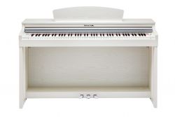Kurzweil M130W WH Цифровое пианино, 88 молоточковых деревянных клавиш, полифония 256, цвет белый