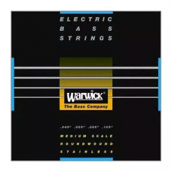 Warwick 40240LB4  струны для бас-гитары Black Label 65-135, сталь