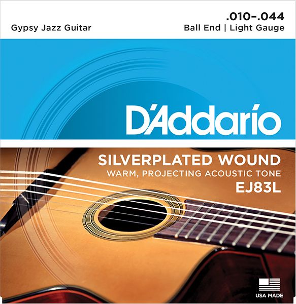 EJ83L Gypsy Jazz Light, 10-44, D'Addario