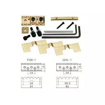 Gotoh GHL-1GG  топлок 43 мм, сквозное крепление, позолота