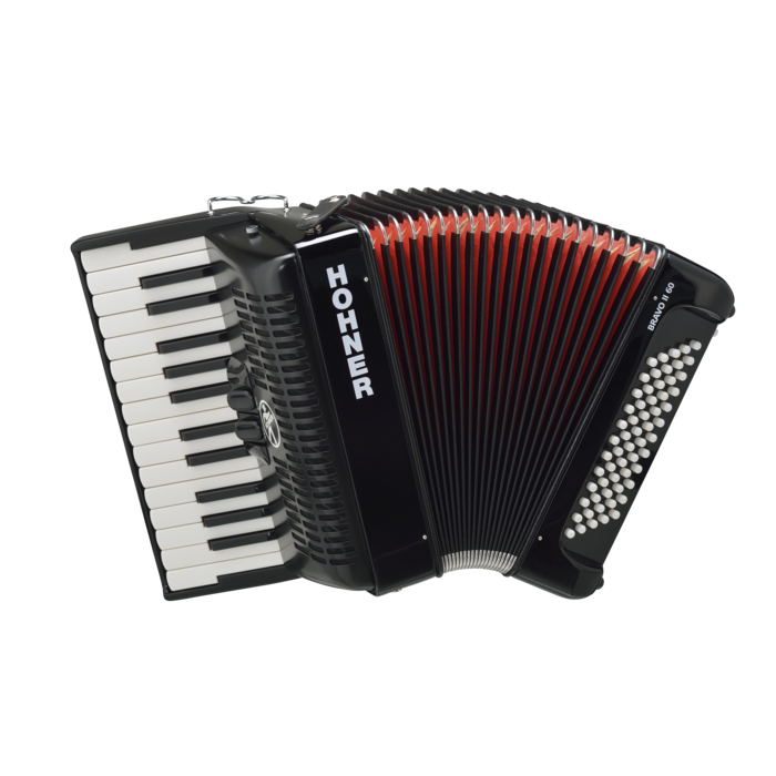 Аккордеон 1/2 HOHNER Bravo II 60 black