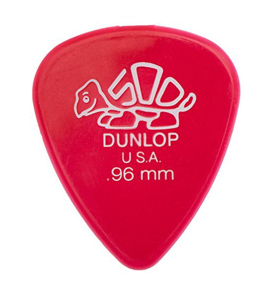 41P.96 Delrin 500 Медиаторы, 12шт, толщина 0,96мм, Dunlop