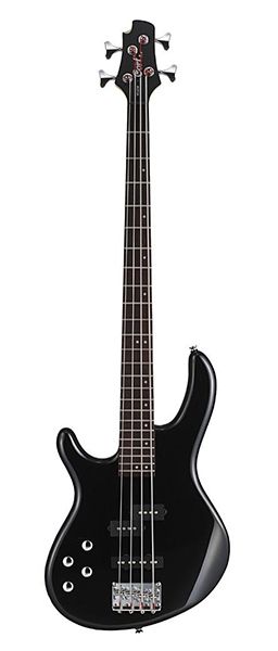 Action-Bass-Plus-LH-BK Action Series Бас-гитара, леворукая, черная, Cort