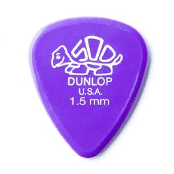 Dunlop 41P150 Delrin 500 12Pack  медиаторы, толщина 1.5 мм, 12 шт.