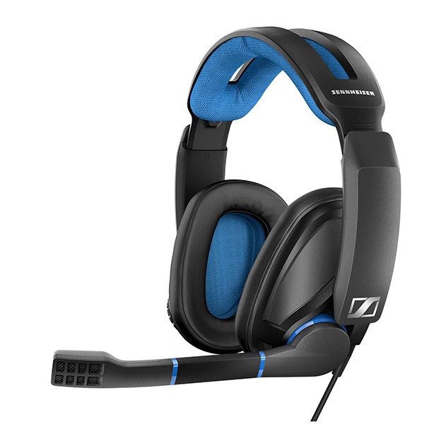 507079 GSP 300 Игровая гарнитура, закрытая, синяя, Sennheiser