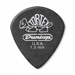 Dunlop 482R1.5  медиаторы Tortex Pitch Black Jazz (в уп. 72 шт. )