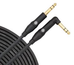 PW-CPGSRA-25 Custom Pro Series Инструментальный кабель 7.62м, стерео, угл. коннектор, Planet Waves