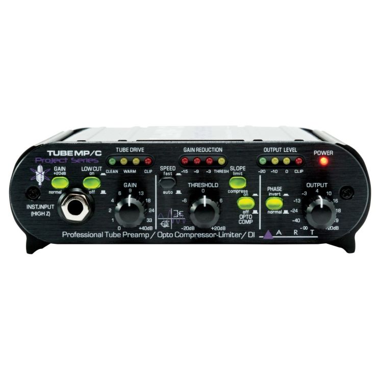 ART Tube MP/CU микрофонный предусилитель, один канал, ламповый, встроенный компрессор