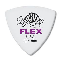 456P1.14 Tortex Flex Медиаторы, 6шт, толщина 1,14мм, треугольные, Dunlop