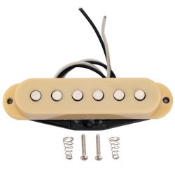 MX2295IV Звукосниматель магнитный сингл, для Fender Strat, нековый, кремовый, Musiclily