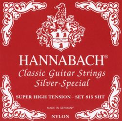 815SHT Red SILVER SPECIAL Комплект струн для классической гитары нейлон/посеребренные Hannabach