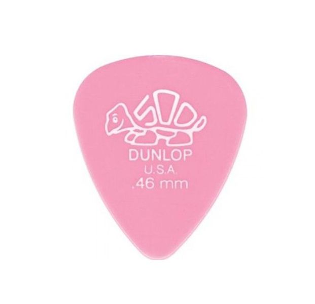 41P.46 Delrin 500 Медиаторы, 12шт, толщина 0,46мм, Dunlop