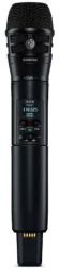 SHURE SLXD2/K8B H56 ручной передатчик с капсюлем KSM8/B, с двойной диафрагмой динамический кардиоидный, 470-638 МГц. Черный